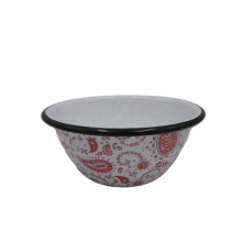 Dia 16cm Enamel Mixing Bowl  Cereal Bowl Popcorn Bowl